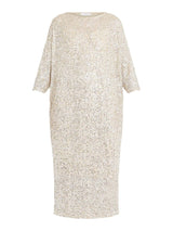 Never Fully Dressed Sequin Jem Dress in Champagne