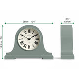 Newgate Broadway Mantel Clock In Asparagus Green