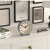 Newgate Theatre Mantel Clock In French Navy