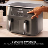 Ninja 6-in-1 Dual Zone Air Fryer 7.6L In Grey