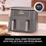 Ninja 6-in-1 Dual Zone Air Fryer 7.6L In Grey