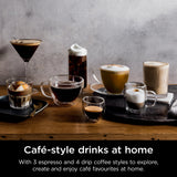 Ninja ES601UK Luxe Café Premier Espresso Machine in Black/Silver