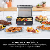 Ninja GR101UK Sizzle Indoor Grill & Flat Plate
