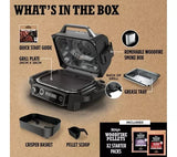 Ninja OG701UK Woodfire Electric BBQ Grill & Smoker