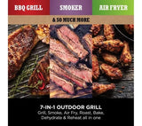 Ninja OG701UK Woodfire Electric BBQ Grill & Smoker