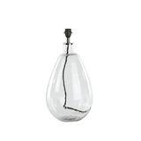 nkuku Baba Clear Glass Lamp - Large Tall