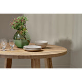 Nkuku Indali 4-6 Seater Round Mango Wood Dining Table in Natural
