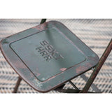 Nkuku Ishan Reclaimed Metal Folding Chair