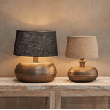 Nkuku Lumbu Lamp in Antique Brass - Small