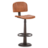Nkuku Narwana Leather Bar Chair