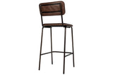 Nkuku Ukari Counter Chair - Dark Brown