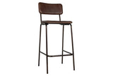 Nkuku Ukari Counter Chair - Dark Brown