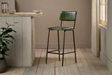 Nkuku Ukari Counter Chair - Rich Green