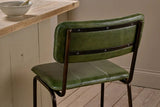 Nkuku Ukari Counter Chair - Rich Green