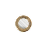 Nkuku Yakira Mirror in Antique Brass - Small