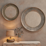 Nkuku Yakira Mirror in Antique Brass - Small