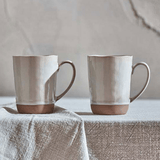 Nkuku Edo Large Mug Terracotta (Set of 2)