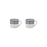Nkuku Indigo Drop Small Mug (Set of 2)