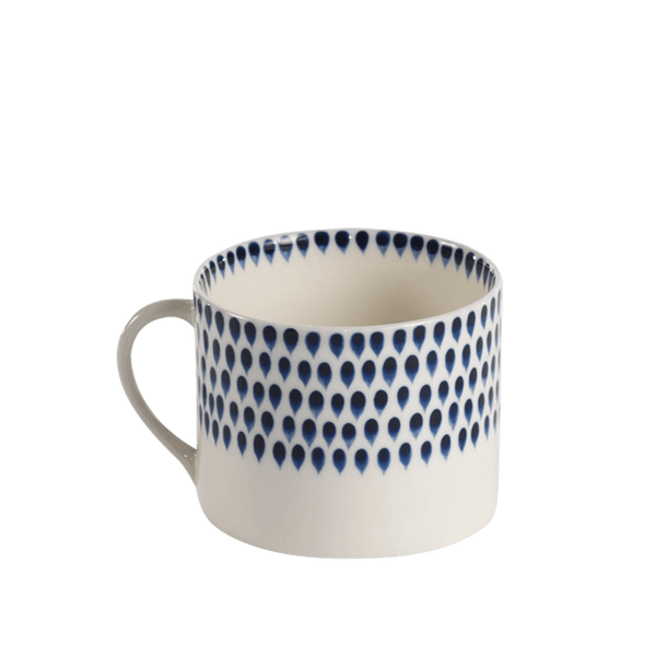 Nkuku Indigo Large Drop Mug Set Of 2