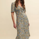 Nobody’s Child Wildflower Print Alexa Midi Tea Dress