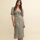 Nobody’s Child Wildflower Print Alexa Midi Tea Dress