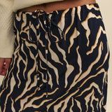 Nobody's Child Animal Print Drawstring Waist Midaxi Skirt