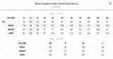 nobody's Child Black Gingham Collar Detail Bridy Blouse