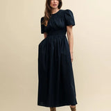 nobody's Child Natalia Midaxi Dress In Black