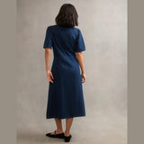 Nobody's Child Dark Denim Alexa Midi Tea Dress