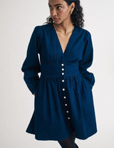 nobody's Child Dark Denim Long Sleeve Starlight Mini Dress