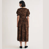 Nobody's Child Leopard Print Cord Flossie Midi Dress