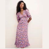 Nobody's Child Vintage Pink Floral Delilah Midi Dress