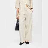 OBJECT Cropped Denim Trousers In Birch Black