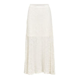 OBJECT Jacquard Maxi Skirt In Cloud Dancer
