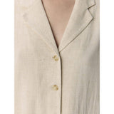 OBJECT Linen Shirt In Sandshell