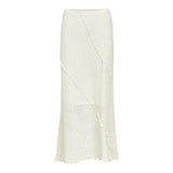 OBJECT OBJBETTY Jacquard Maxi Skirt In Tofu