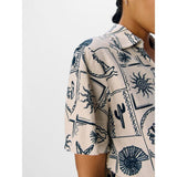 OBJECT OBJEMBER Printed Shirt In Sandshell