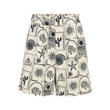 OBJECT OBJEMBER Printed Shorts In Sandshell