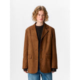 OBJECT OBJFENJA Faux Suede Blazer In Rawhide