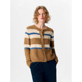 OBJECT OBJGALIA Knitted Cardigan In Tannin