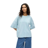 OBJECT OBJREYNARD Knitted Top In Winter Sky