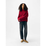OBJECT OBJSAGGIA Knitted Pullover In Karanda Red