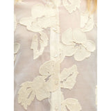 Object OBJTYLA Sheer Shirt In White Sand