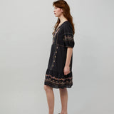 Odd Molly Amira Short Dress Deep Asphalt