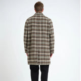 Oliver Spencer Crosby Coat Thackray In Oatmeal Multi