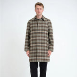Oliver Spencer Crosby Coat Thackray In Oatmeal Multi