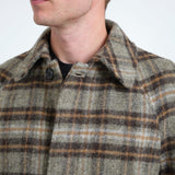 Oliver Spencer Crosby Coat Thackray In Oatmeal Multi