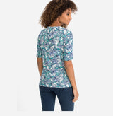 Olsen Edda T-Shirt Short Sleeves Blue