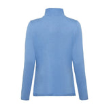 Olsen Eva Fit Ribbed Jacket With Zip Blue