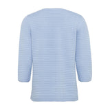 Olsen Henny Fit Ribbed Jumper Blue